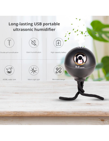 Humidificador Octopus Genérico 400ml con Luz Nocturna
