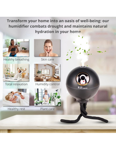 Humidificador Octopus Genérico 400ml con Luz Nocturna