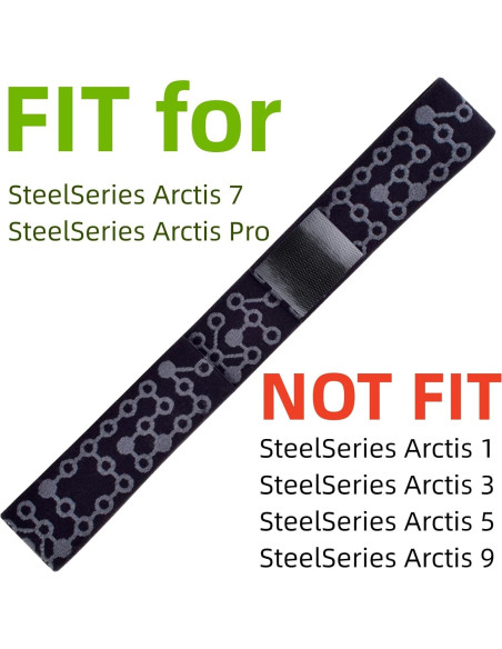 Diadema de Reemplazo SteelSeries Arctis 7/Pro - Tela Elástica