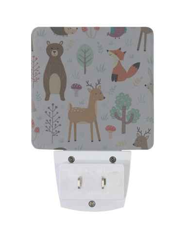 Luz Nocturna LED Enchufable DIY.HD 2-pack Sensor Crepuscular