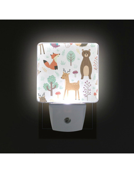 Luz Nocturna LED Enchufable DIY.HD 2-pack Sensor Crepuscular