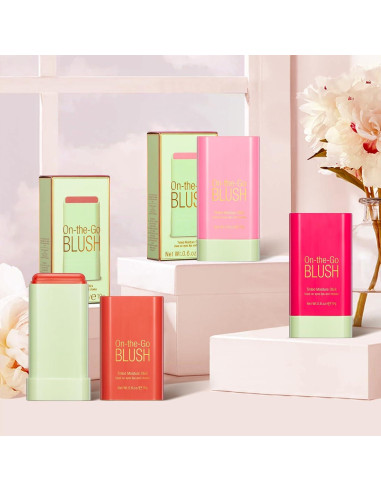 Bastón de Rubor en Crema BEFIVECOK 17g Rosa Tímido