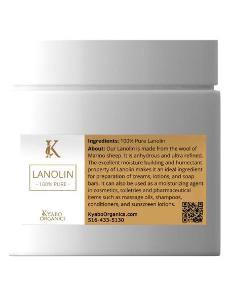 Lanolina Pura Kyabo 113.4g - Hidratante Natural para Piel Seca