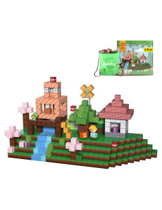 192 Bloques Magnéticos Milerong 2.5 cm para Niños 3+ Años