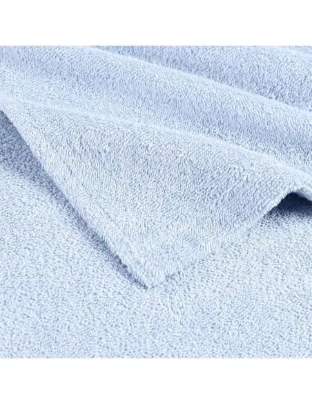 Poncho de Toalla de Baño Superior para Niños Algodón Azul