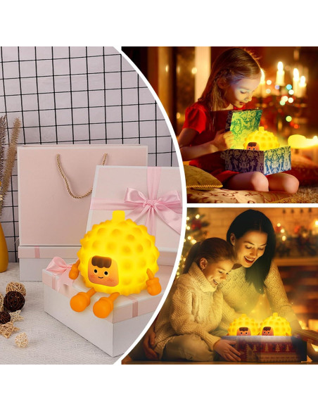 Luz Nocturna Ajustable Miedecdel, Silicona, 3 Brillos, 248g