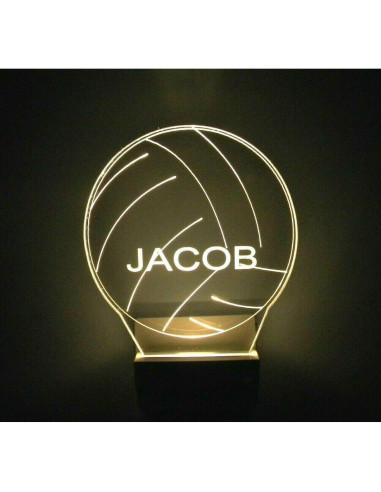 Luz Nocturna LED Enchufable Multicolor Personalizada 12.7 cm