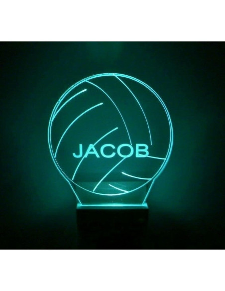 Luz Nocturna LED Enchufable Multicolor Personalizada 12.7 cm