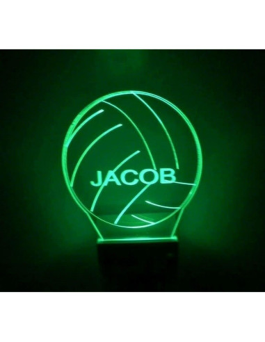 Luz Nocturna LED Enchufable Multicolor Personalizada 12.7 cm