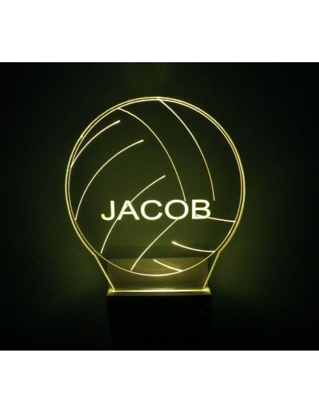 Luz Nocturna LED Enchufable Multicolor Personalizada 12.7 cm