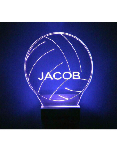 Luz Nocturna LED Enchufable Multicolor Personalizada 12.7 cm