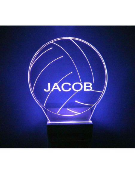 Luz Nocturna LED Enchufable Multicolor Personalizada 12.7 cm