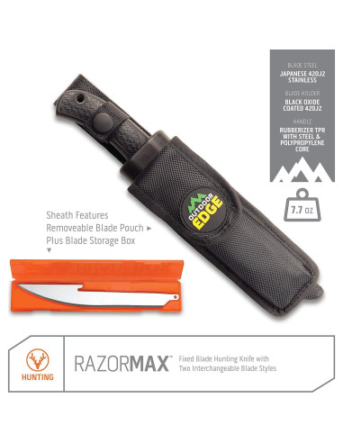Cuchillo de Caza Outdoor Edge RazorMax 3.5" Hoja Reemplazable