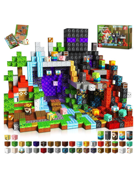 300 Bloques Magnéticos de Construcción GraceDuck - Juguete STEM 3+