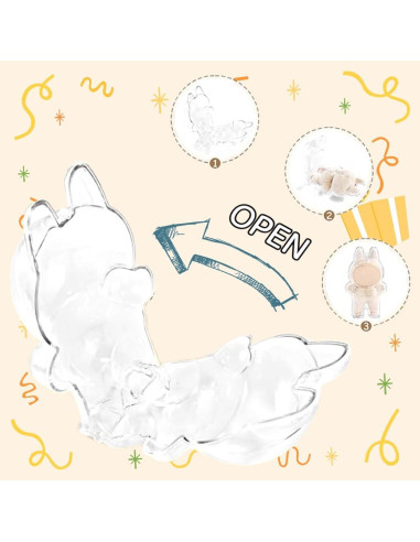 Funda Protectora Acrílica para Muñeca 17 cm - Nieohaoye