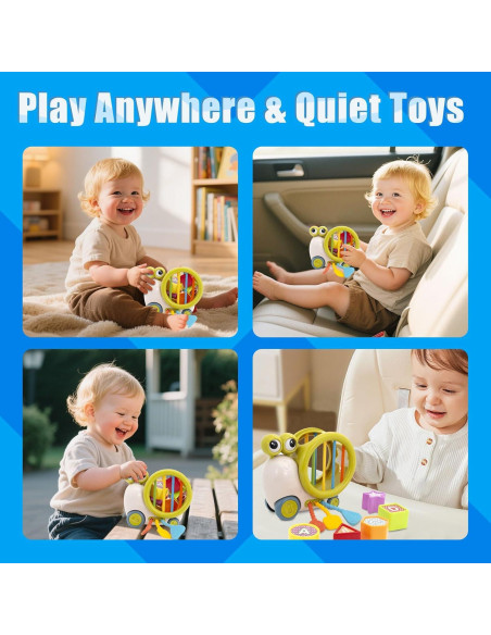 Cubo de Actividad Educativo BYFWH para Bebés 18-48 Meses Verde