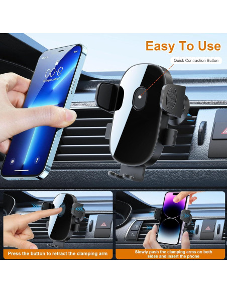 Soporte para Teléfono de Ventilación de Coche Oncheer 360