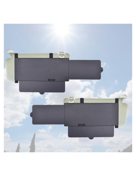Extensor de Visera de Coche FULLONG FL-3V_X2 2 Piezas Negro