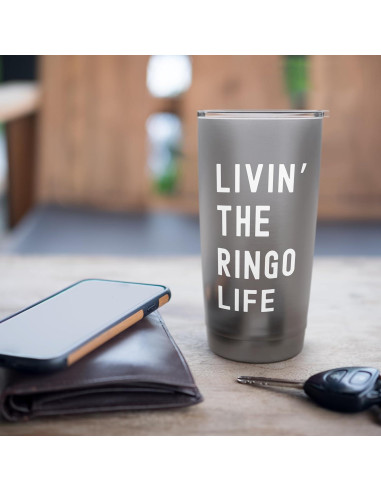 Vaso Térmico Acero Inoxidable Ringo Living 591 ml Aislado