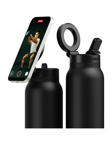 Tapa para Beber Ringo Pro - Acero Inoxidable 0.71L - Negro