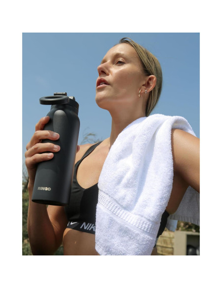 Tapa para Beber Ringo Pro - Acero Inoxidable 0.71L - Negro