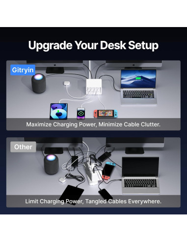 Cargador Portátil 10000mAh Gitryin con Estación de Carga 12-en-1