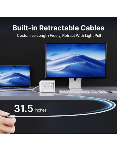 Cargador Portátil 10000mAh Gitryin con Estación de Carga 12-en-1