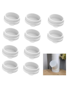 10 Tapas de Vaso Blancas para Gardyn - Protección Hidropónica