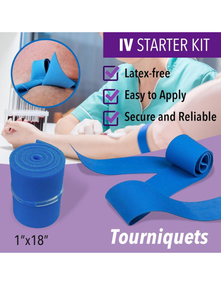 Kit de Inicio IV Estéril Omnia ONE - 100 PCs para Inserción Médica