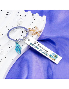 Llavero de Playa VMHEFAV con Concha - Regalo para Mujeres 2
