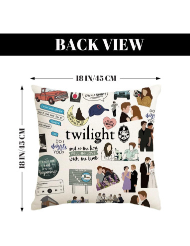 Funda de Almohada Decorativa LONGXIN Chica de Edward 45x45 cm