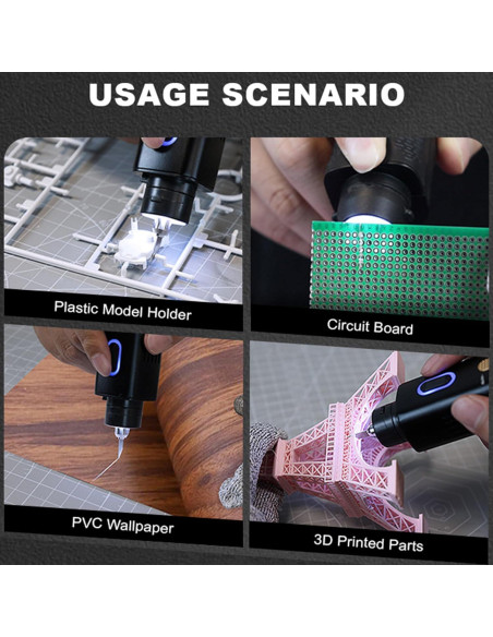 Cuchillo Cortador Ultrasónico Nestool JM-Y10 30W 40KHz con 50 Cuchillas