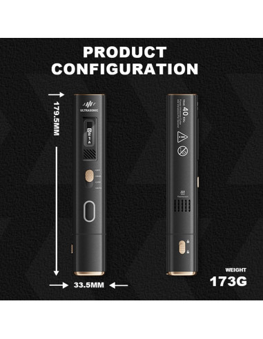 Cuchillo Cortador Ultrasónico Nestool JM-Y10 30W 40KHz con 50 Cuchillas