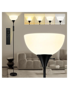 Lámpara de Pie Torchiere Bricosmocon 180 cm Regulable 10W