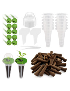 Kit Hidropónico Completo Uoiispet 127 Piezas para Jardín Interior
