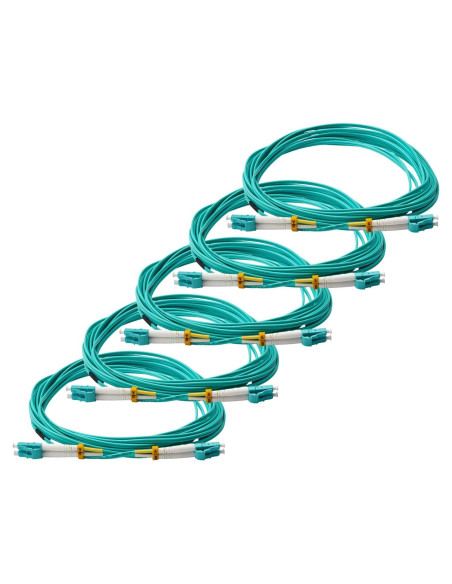 Cable de Parche de Fibra LC a LC trueCABLE 7m OM3 Multimodo
