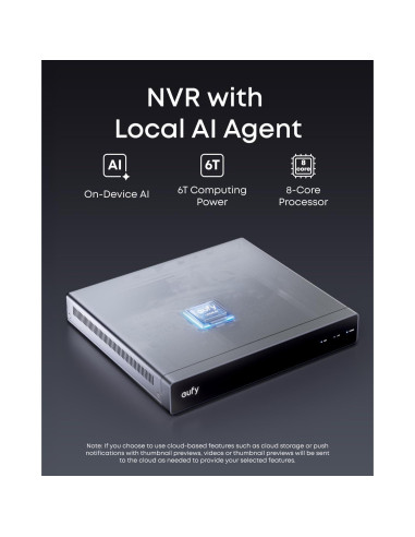 Grabador de Video en Red eufy S4, 8CH/16CH, 2TB, AI Local