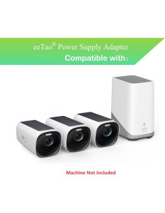 Cargador Adaptador 12V eeTao para eufy Security eufyCam 3 2