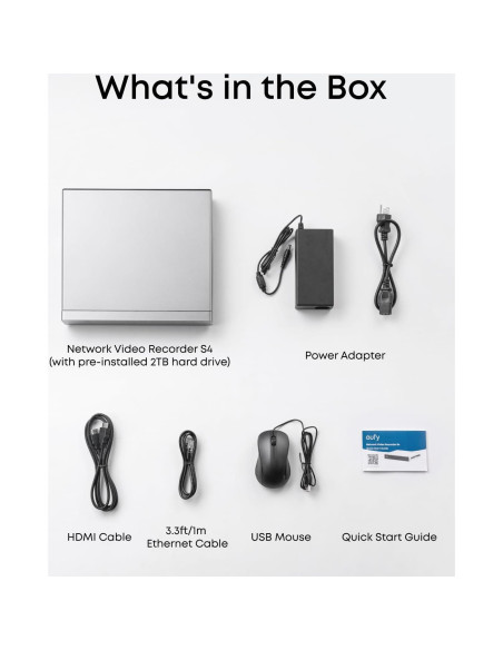 Grabador de Video en Red eufy S4, 8CH/16CH, 2TB, AI Local Grabador de Video en Red eufy S4, 8CH/16CH, 2TB, AI Local