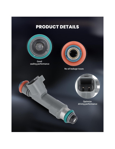 Inyectores de Combustible SCITOO 8Pcs para Ford E-150 E-250 2011-2014