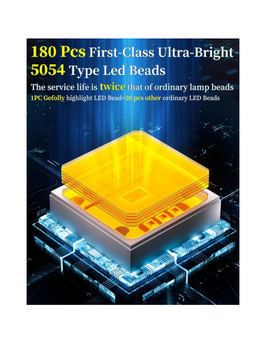 Luz Solar de Calle Gefolly SL-6200W 620000LM IP67 6500K