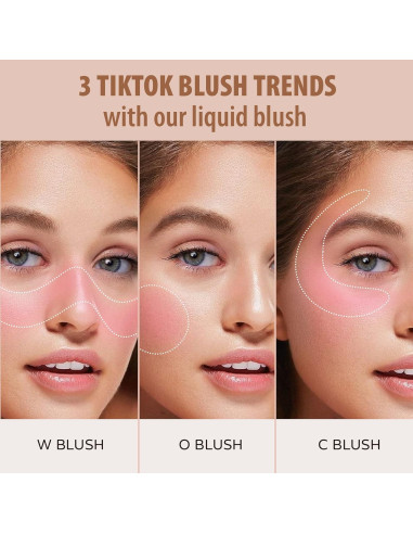 Rubor Líquido Cremoso Cilrofelr Atractivo 6.56 ml - Larga Duración