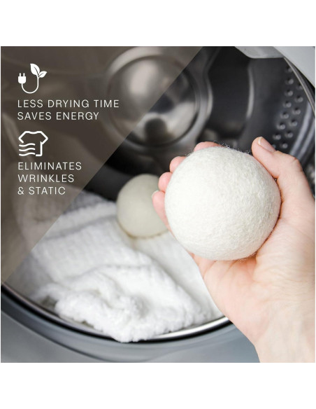 Bolas de Secado de Lana Pursonic - 3 Unidades Ecológicas