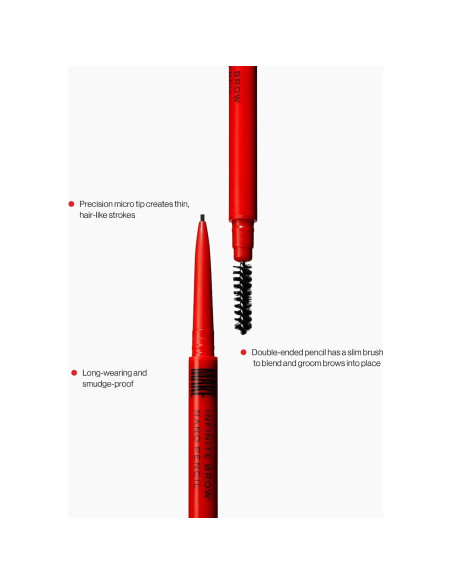 Lápiz de Cejas Nano MAKE Beauty - Marrón Frío, Precisión y Larga Duración Lápiz de Cejas Nano MAKE Beauty - Marrón Frío, Precisión y Larga Duración