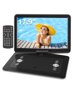 Reproductor de DVD Portátil WONNIE W-1458 15.4" HD Batería 6h