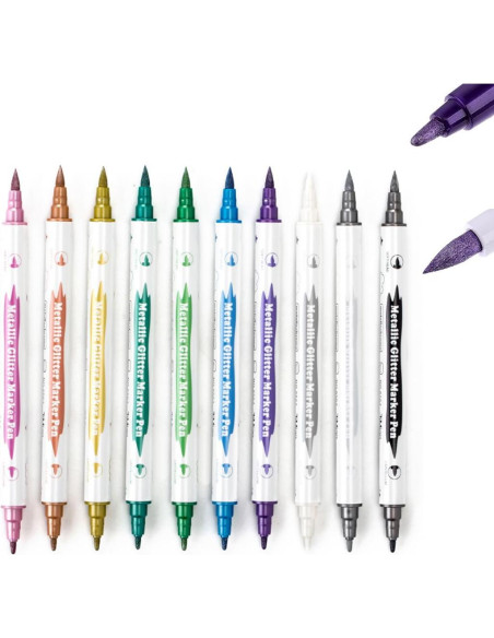 Kit de Tatuaje Temporal HuoHuo 10PCS con Plantillas A4