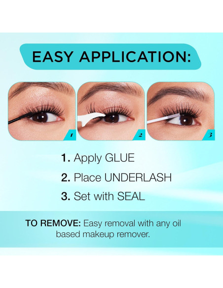 Kit de Pestañas Ardell Seamless Under - 10 Grupos Balayage