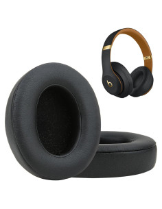 Almohadillas de Reemplazo Earrock para Auriculares Beats Studio 2 y 3 - Espuma de Memoria y Cuero Sintético