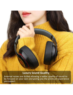 Almohadillas de Reemplazo Earrock para Auriculares Beats Studio 2 y 3 - Espuma de Memoria y Cuero Sintético 2