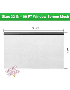 Kit de Reemplazo de Pantalla de Ventana DIGDRAM 81.28x20.12m Negra 2